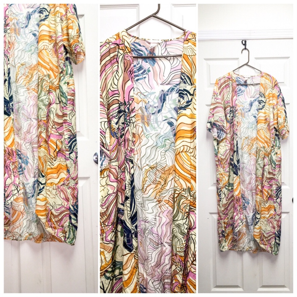 H&M boho Beach Hawaii Robe dress Jungle overall - Picture 4 of 8